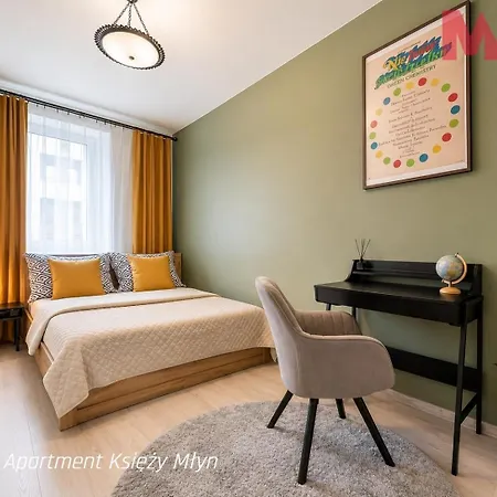 Appartement Mye - Story Ksiezy Mlyn - Free Parking, Klimatyzacja, Fv Łódź